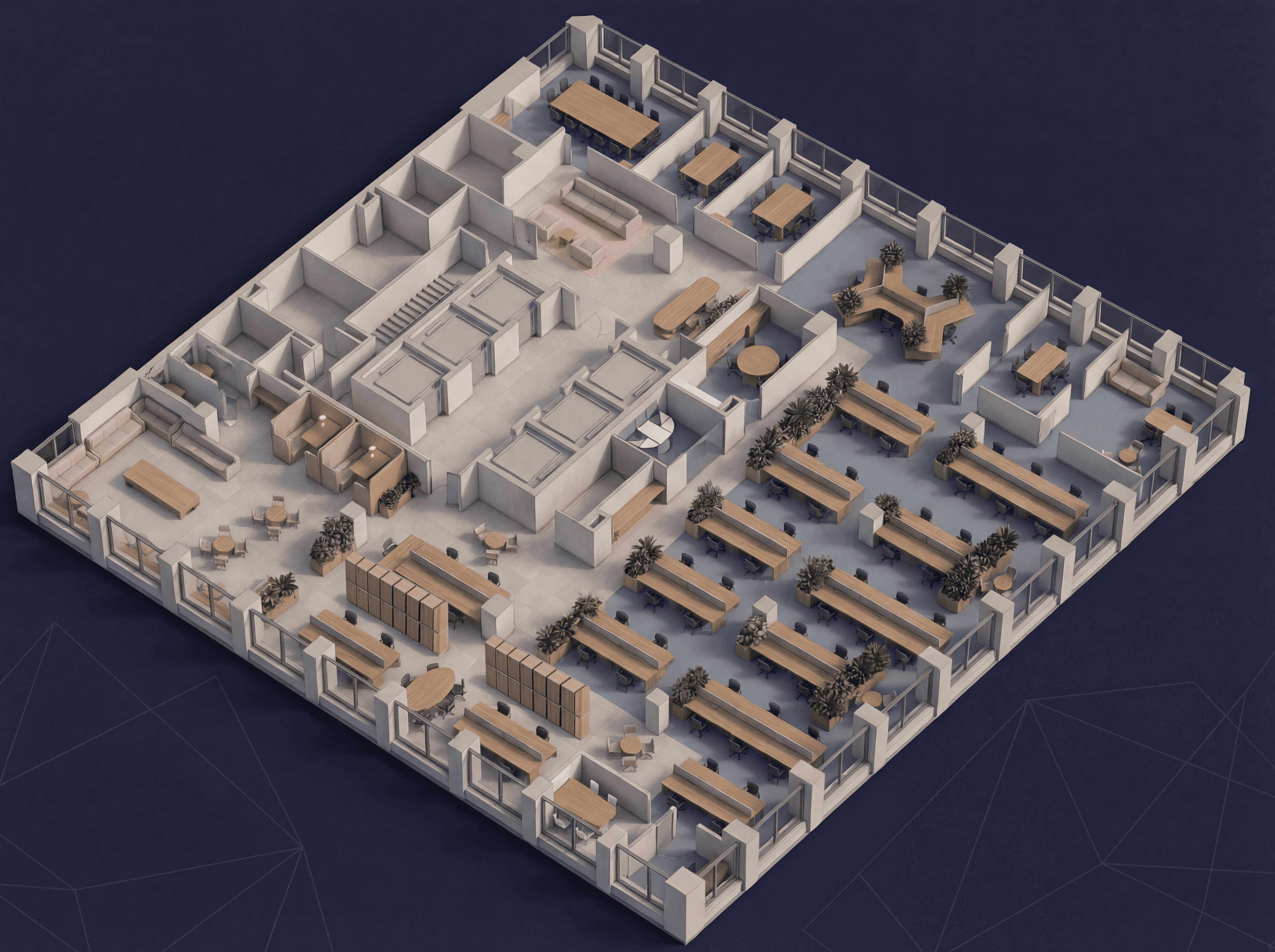 Project Odeon - Harders Fit-out Floor concept AI result