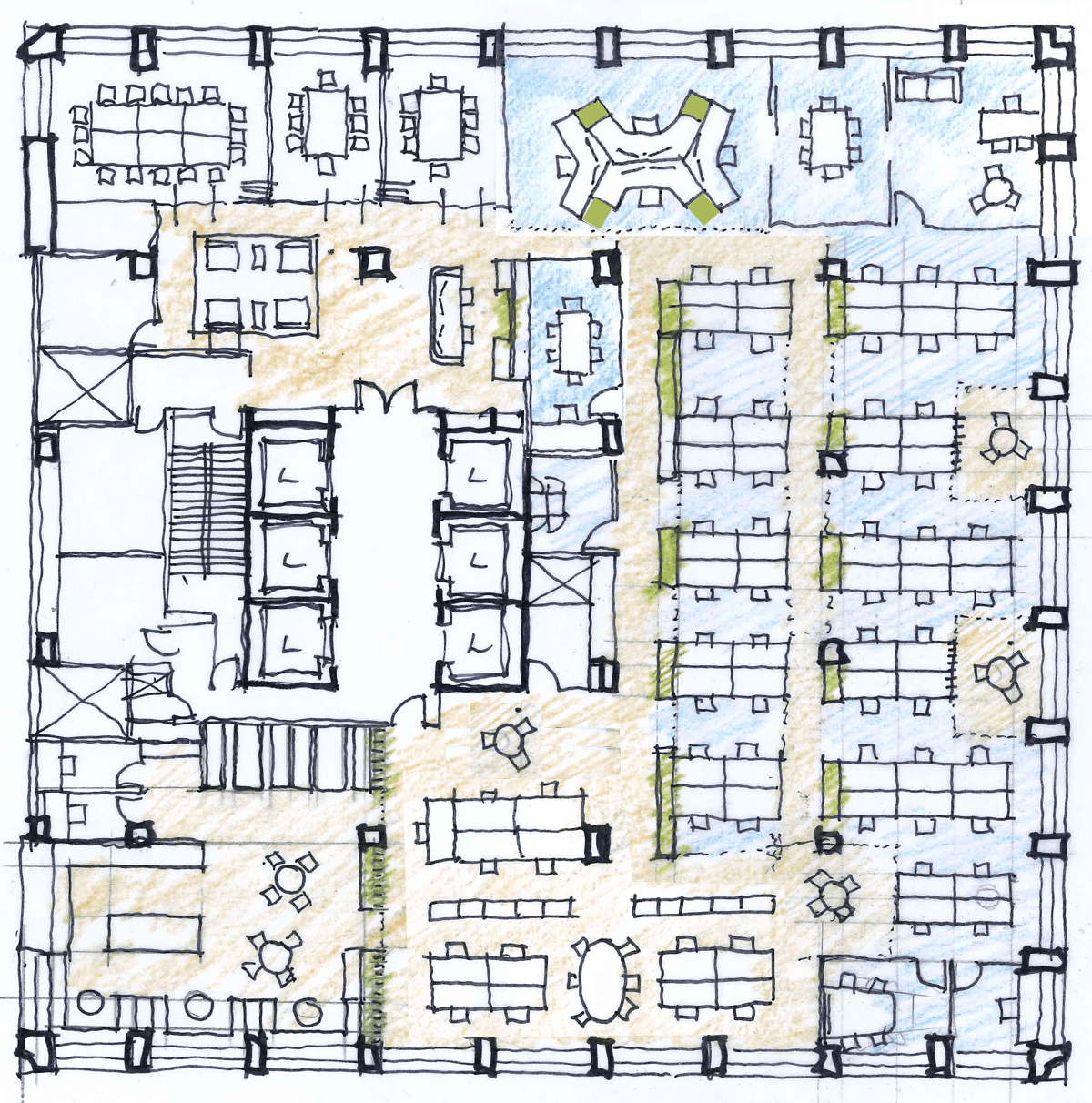 Project Odeon - Harders Fit-out Floor concept client plan