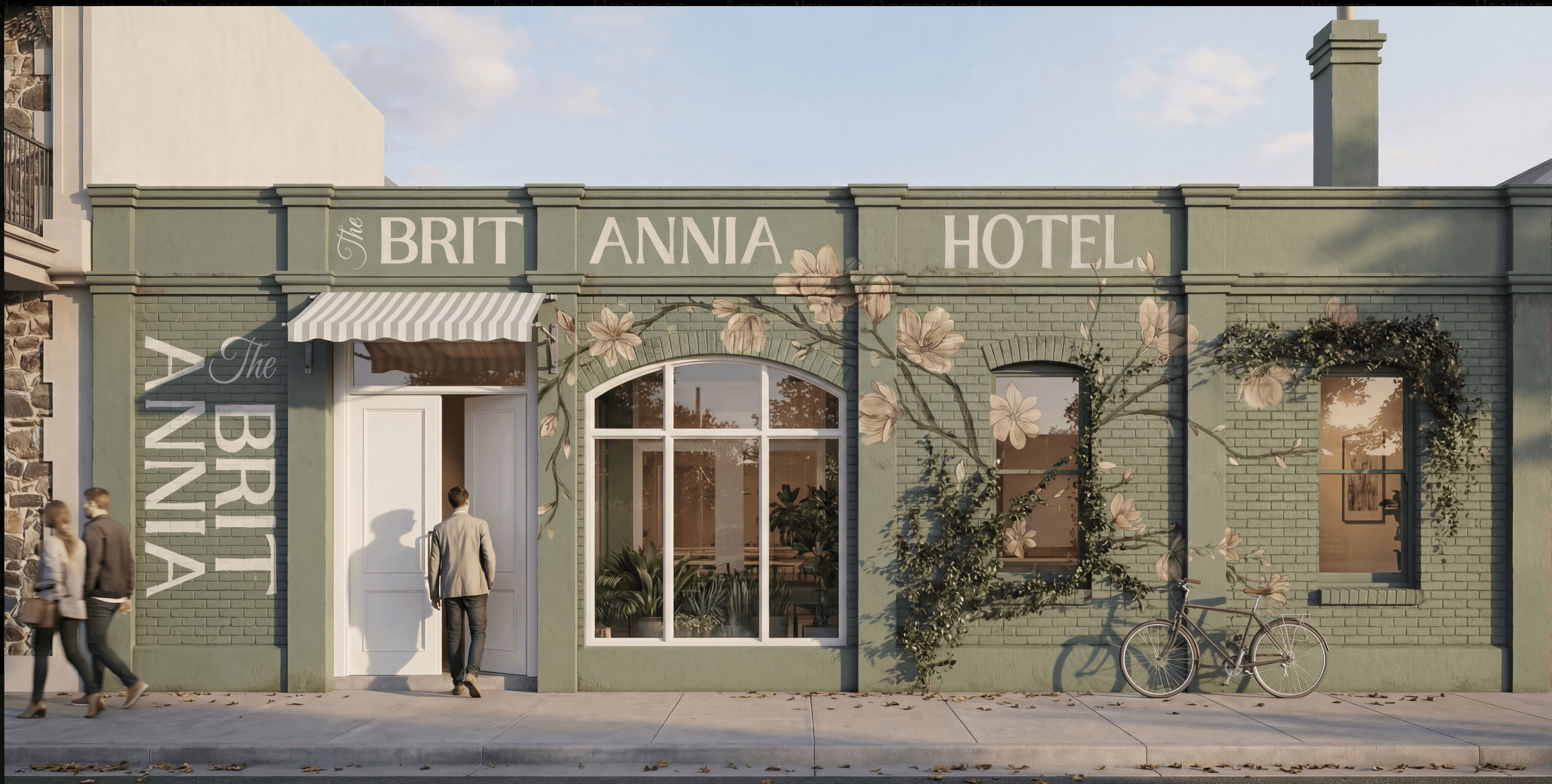 Britannia Hotel front entrance 1