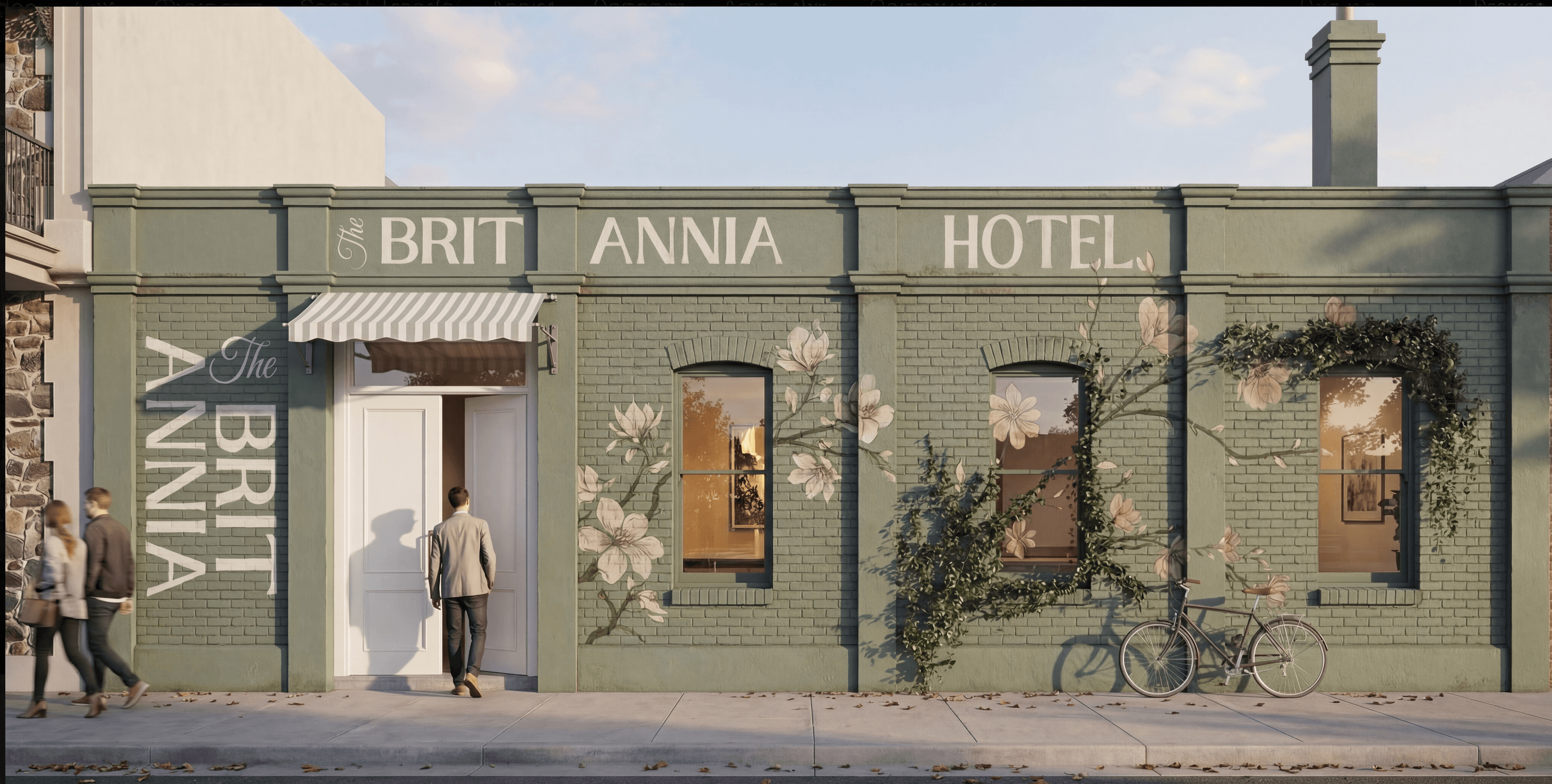 Britannia Hotel front entrance 2