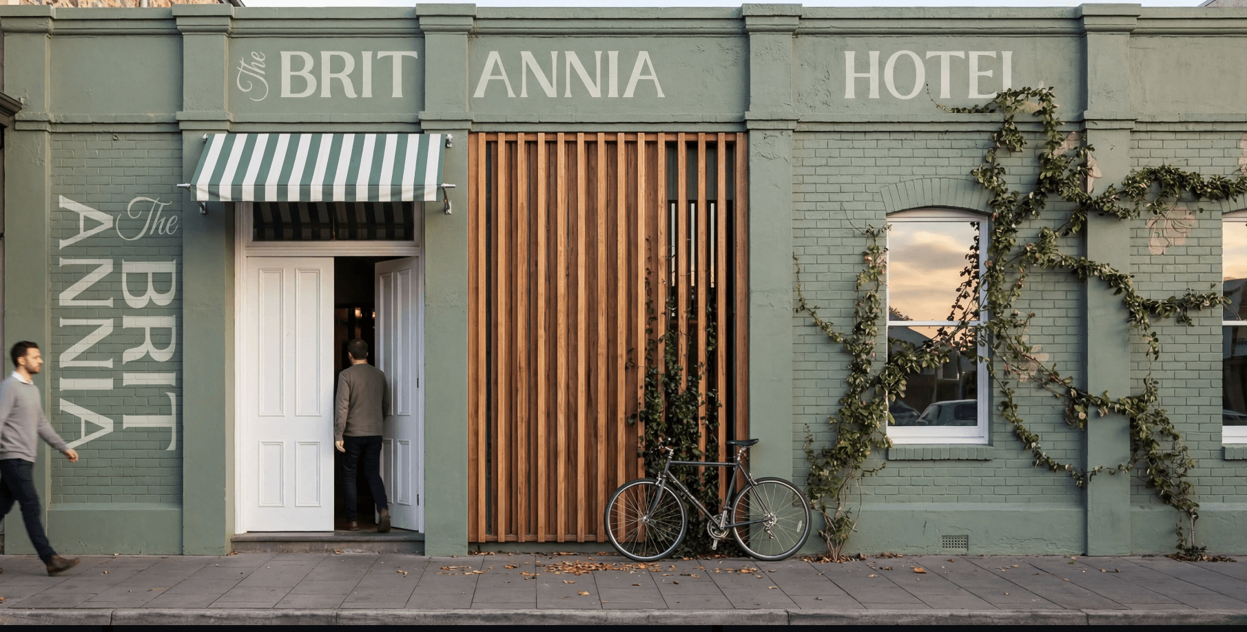 Britannia Hotel front entrance 3