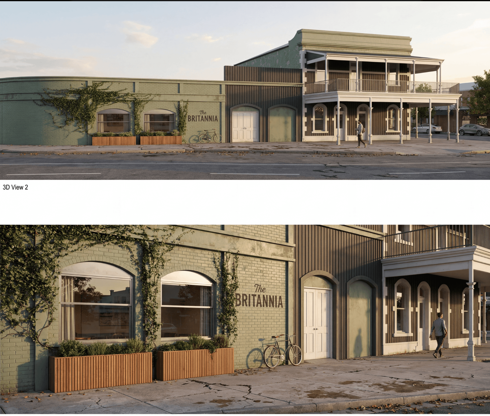 Britannia Hotel exterior render 5