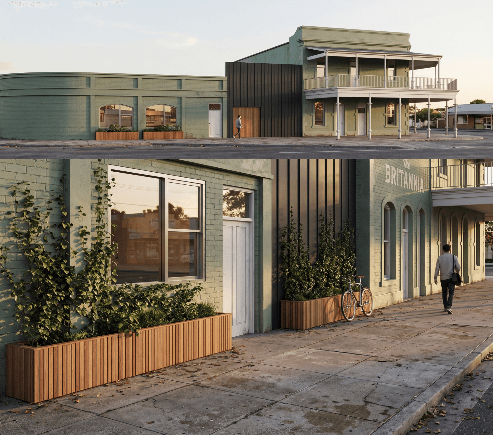 Britannia Hotel exterior render 6