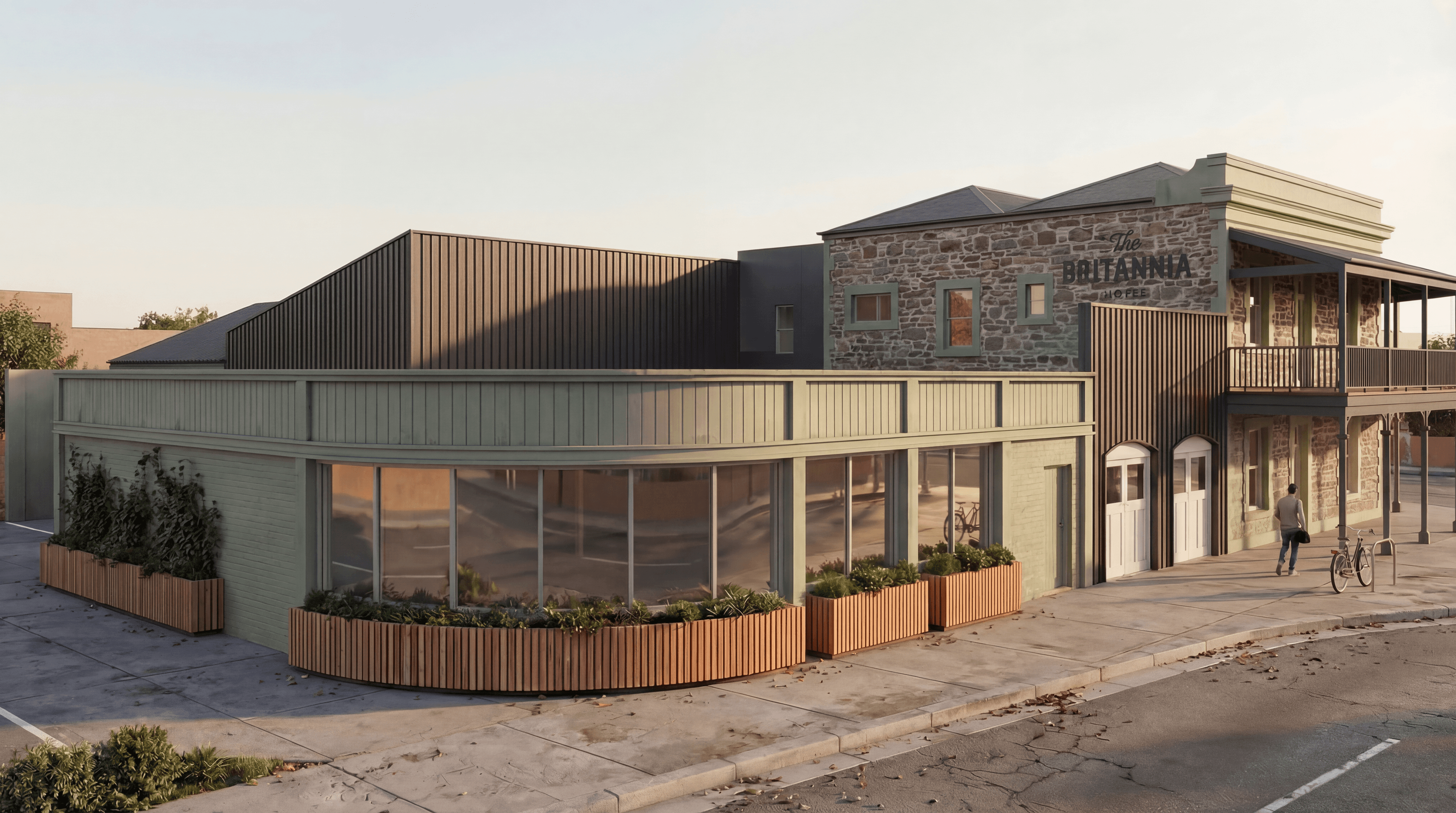 Britannia Hotel exterior render 7