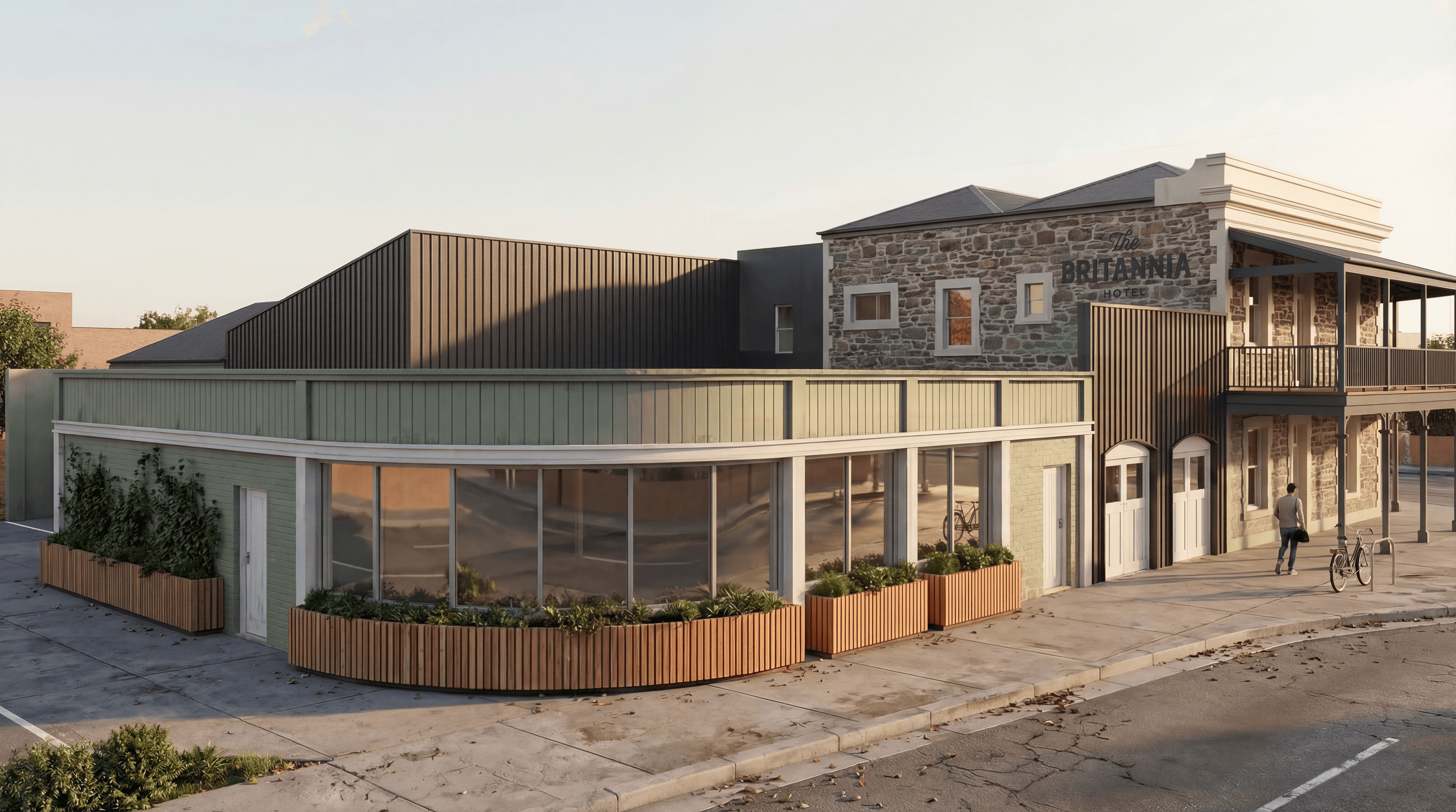 Britannia Hotel exterior render 8