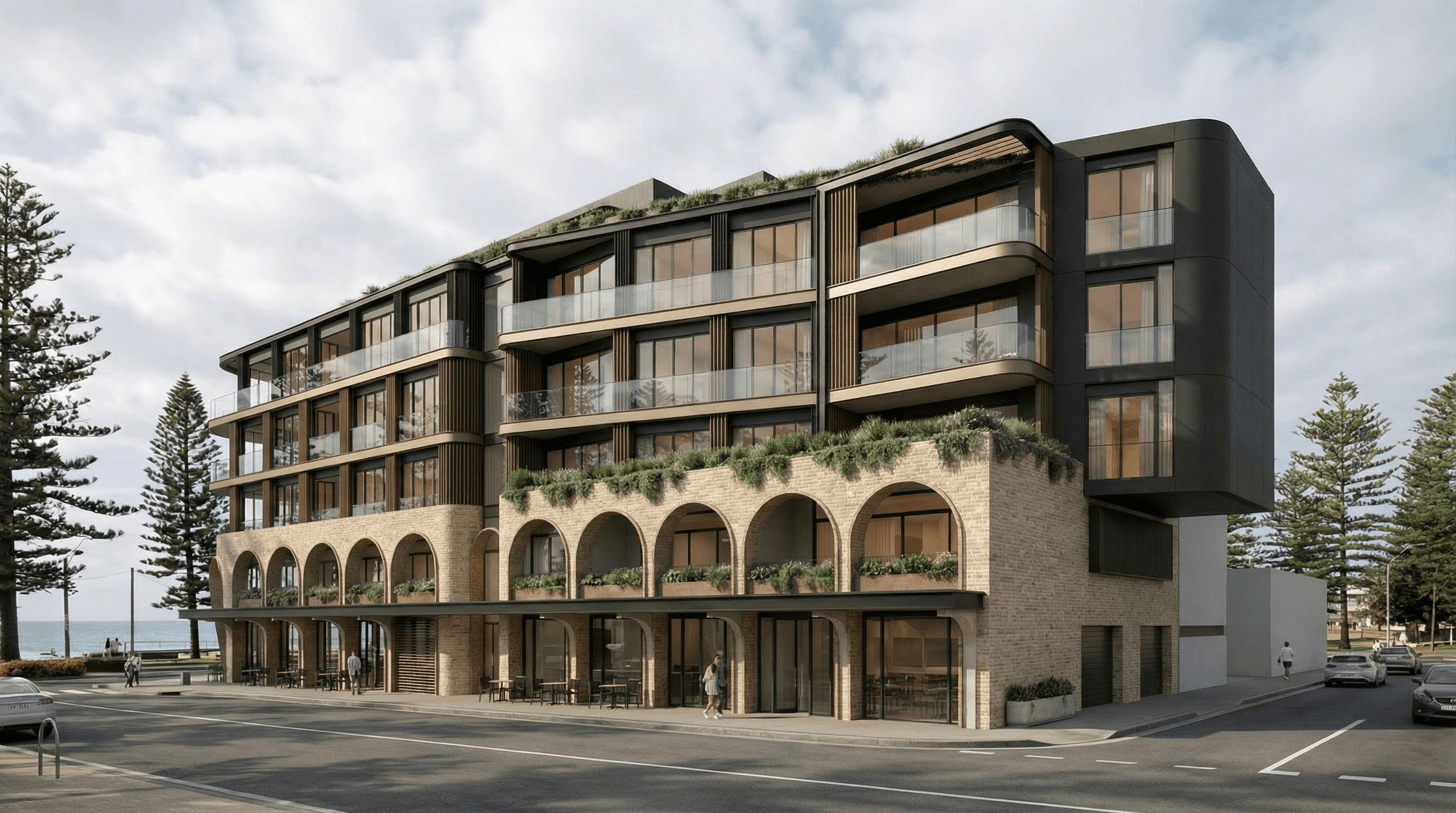 18-19 The Strand, Dee Why second exterior render