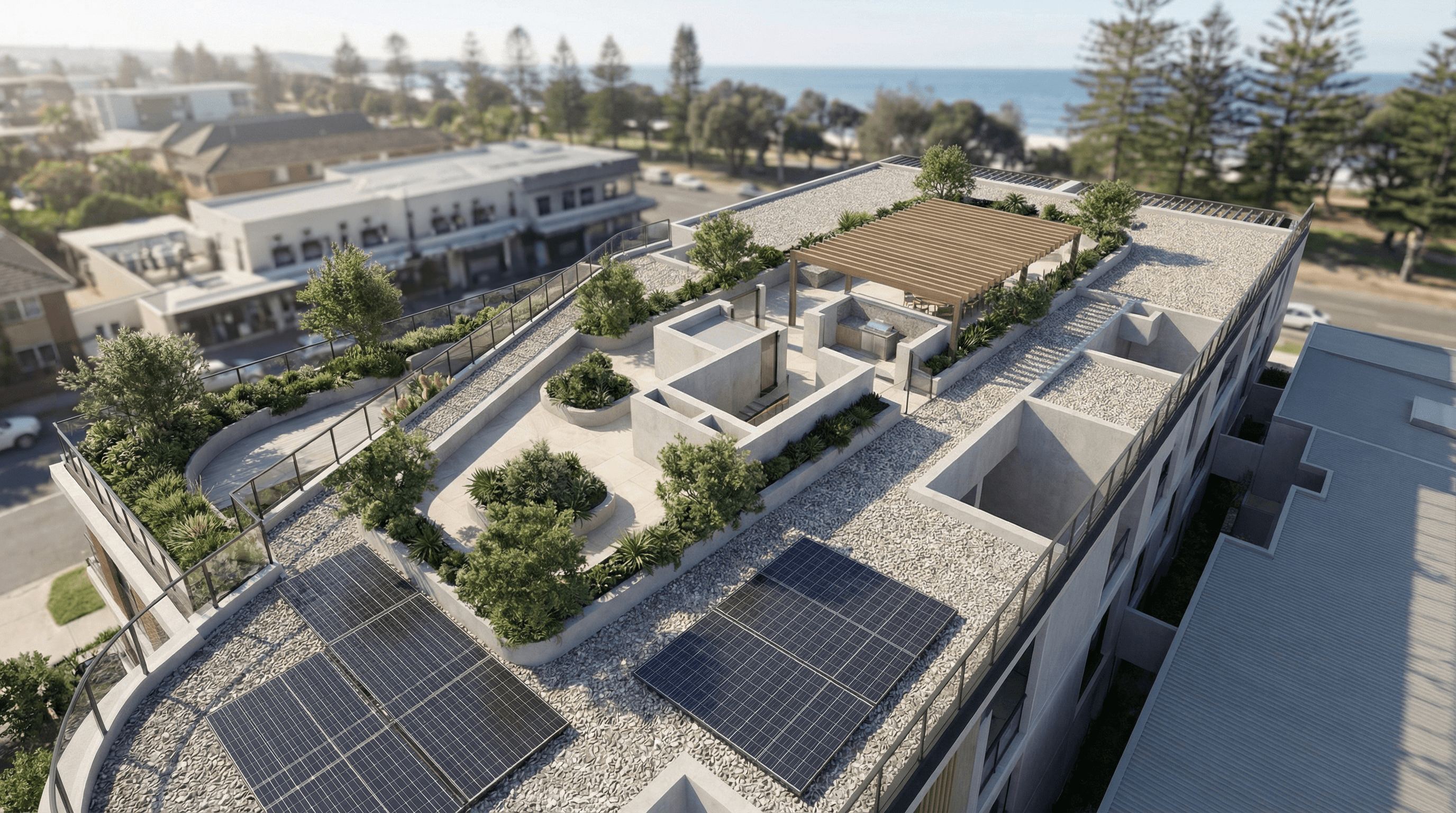 18-19 The Strand, Dee Why rooftop render