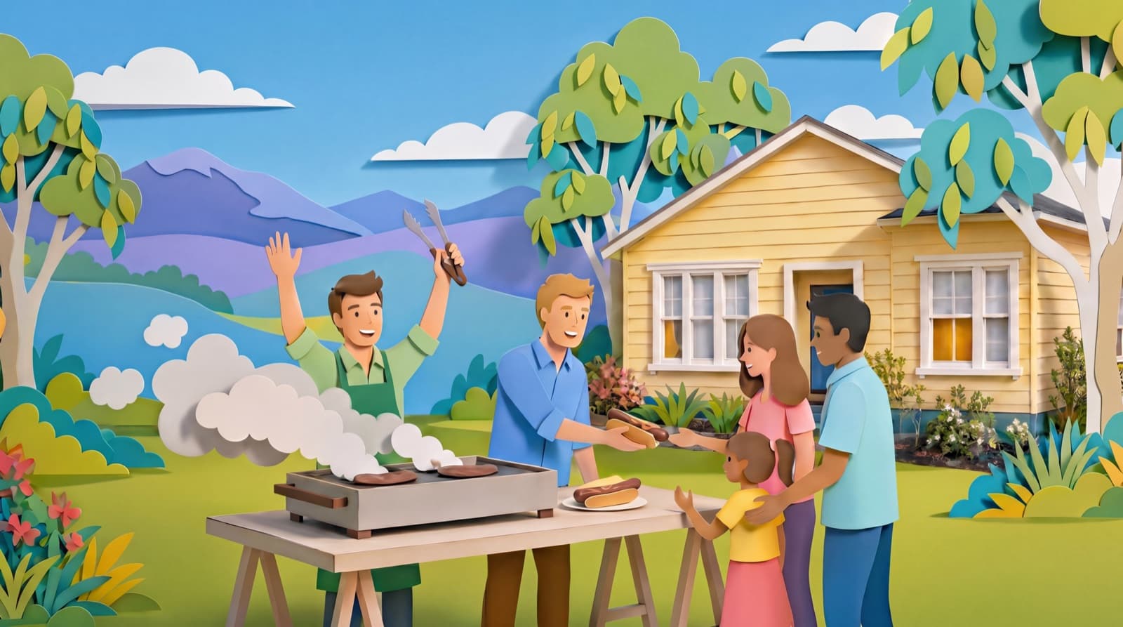Multi-format community marketing campaign artwork